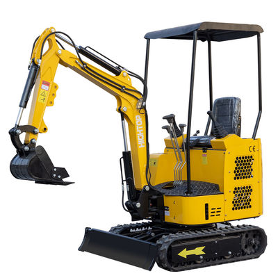 Pełna hydrauliczna minikoparka Hightop Minikoparka 1,5 tony z podwójnym cylindrem