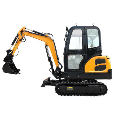 Hightop 2000kg Mini koparka hydrauliczna Mała koparka z otwartym przednim oknem Zamknij
