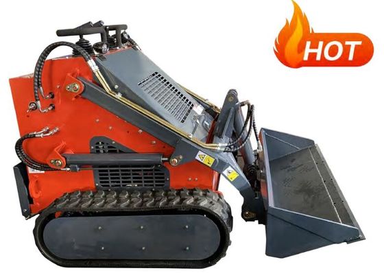 W pełni hydrauliczna ładowarka kołowa o sterowaniu burtowym Mini ładowarka gąsienicowa z silnikiem Diesla