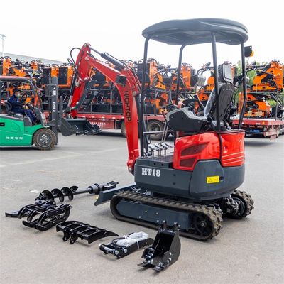Import Marki Silnik 1800kg Mini Hydraulic Excavator Z Wyciągalnym Pasem