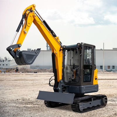Wysokiej klasy mini koparka z 3500 kg ciężaru operacyjnego 885 mm 18,5 kW mocy nominalnej