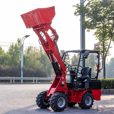 Zaawansowany system hydrauliczny Mały ładowarka kołowa Wielofunkcyjne urządzenia z stabilnymi warunkami pracy