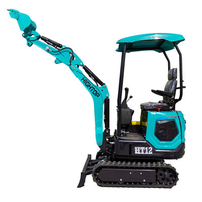 HT12 Mini Ekskawator z silnikiem o mocy 7 kW i masą roboczą 1200 kg
